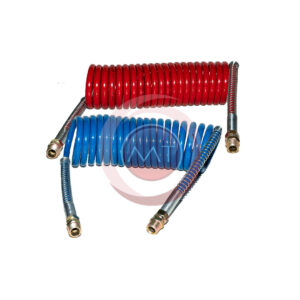 JUEGO DE MANGUERA AZUL Y ROJA  LARGA  26 VUELTAS