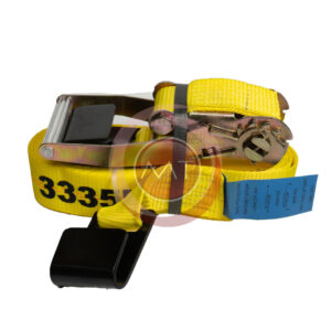 CINTA DE AMARRE 2"X 8MTS CON RACHE GANCHO PLANO