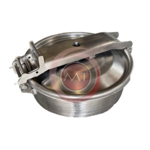 TAPA MANHOLE INOX APERTURA TOTAL 20" NAL CON VALVULA